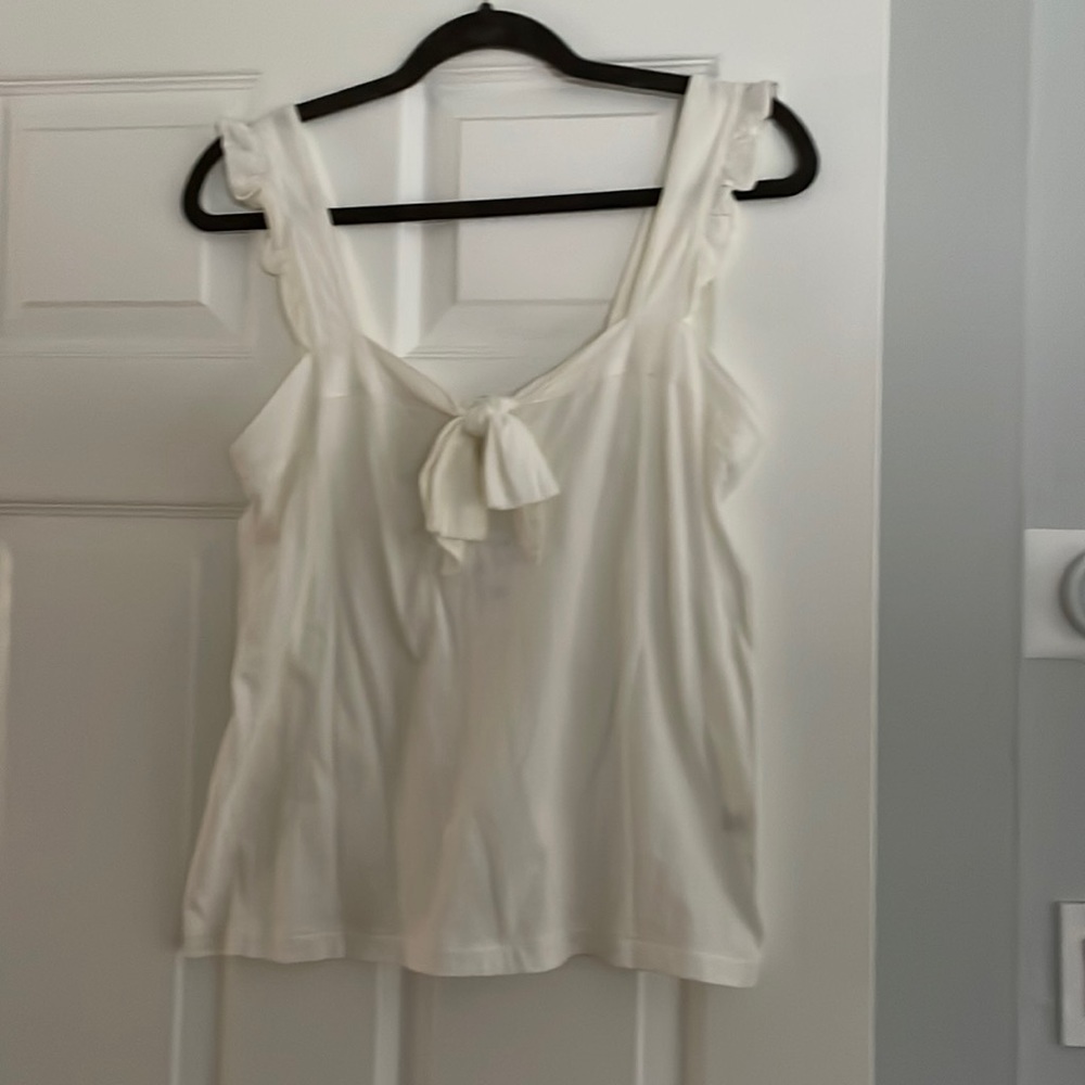 New with tags! J Crew white tank top